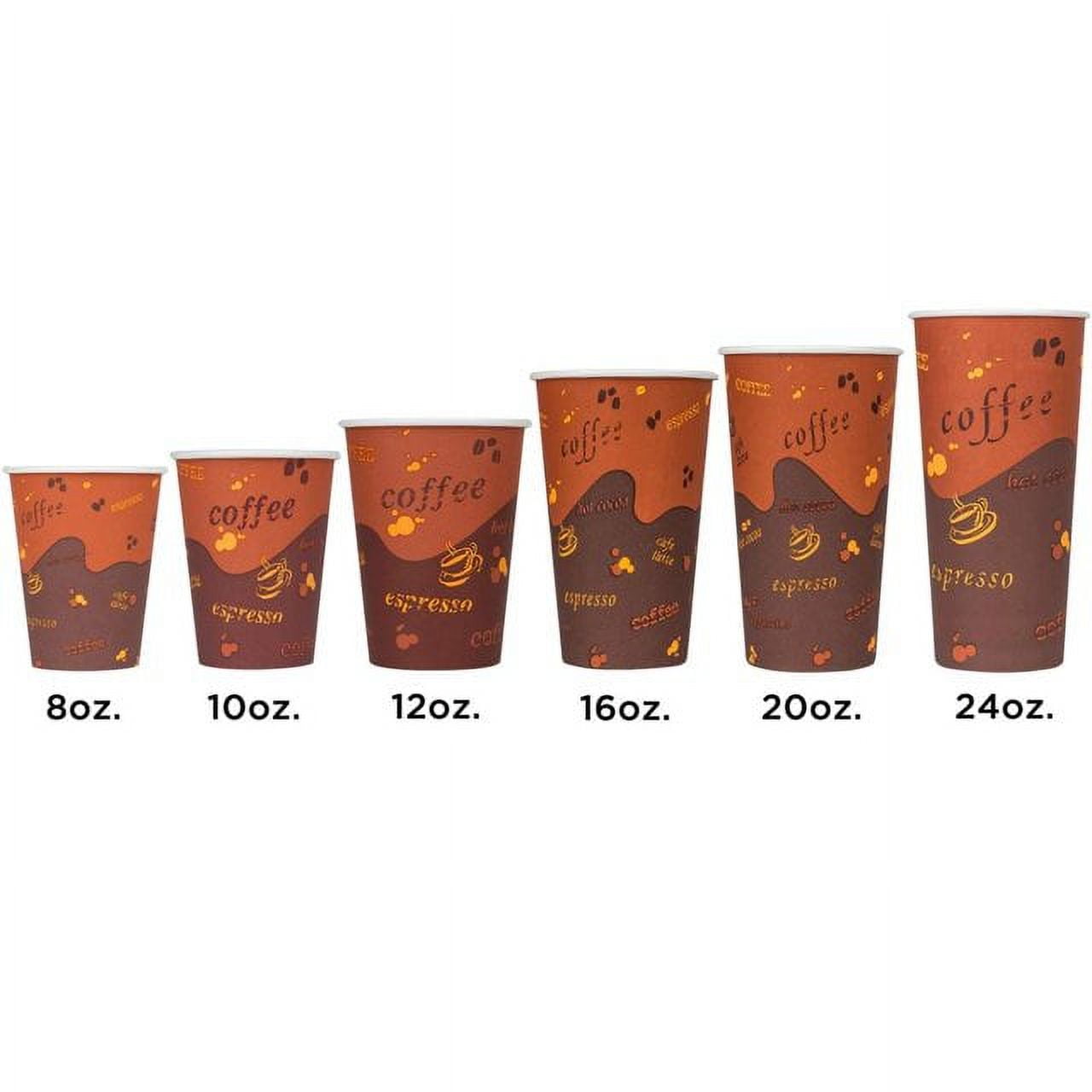 Lollicup Karat 20 oz Disposable Paper Hot Cups for Coffee