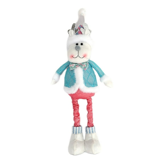 dajkiuy Long Leg Christmas Doll, Snowman Santa Claus Reindeer Standing Home Decorations Doll for Holiday Winter Home Decoration