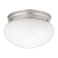 thumbnail image 2 of Builder 206NI Ceiling Space Flush Mount 1 Light Incandescent in Brushed Nickel - Pack of 12, 2 of 2