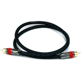 HB-DIGITAL 1m Cable de Antena cable conexión cable coaxial de TV cable  coaxial chapado en oro con filtro de corriente con núcleo de ferrita 2X  para