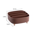 thumbnail image 3 of Fiudx Organizador de Maquillaje, Vitrina Compacta de Escritorio para El Cuidado de La Piel, 4 Compartimentos para Cosméticos, Divisores Extraíbles, Ideal para Encimeras de Baño y Tocador, Diseño Eleg, 3 of 6