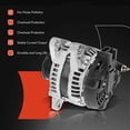 thumbnail image 6 of A-Premium Alternator Compatible with Dodge Grand Caravan Chrysler Town & Country 2001-2007 Voyager 3.3L 3.8L, 12V 160A Clockwise 6-Groove Pulley, Replace# LRA02543, 4210000021, 4210000022, 13870N, 6 of 9