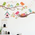 thumbnail image 3 of Ramas, pájaros, casitas, nidos de pájaros, vinilos decorativos para pared, habitaciones infantiles, decoración de estudio, vinilos decorativos para pared, un set, 3 of 5