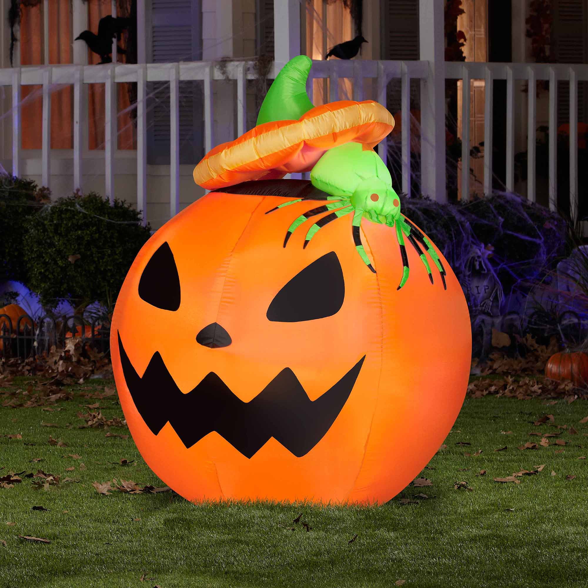 4.5 FT Airblown Inflatables Jack and Spider