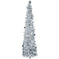 thumbnail image 1 of 5FT Christmas Pop Up Tinsel Xmas Trees with Shiny Sequins,Collapsible,Reusable, 1 of 5