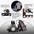 thumbnail image 6 of Running Lights for Runners, LED Reflective Vest Running Gear, walking light for night walking, Visibility Warning Lights for Runners Adjustable Belt, for Men Women Night Running, Walking,Cycling, 6 of 10
