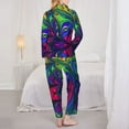 thumbnail image 5 of Disketp Pajamas Set Long Sleeve Sleepwear Womens Button Down Nightwear Pj Sets-Pride Rainbow, 5 of 9