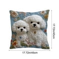 thumbnail image 3 of Cute Animals Print Pillow Set, Decorative Cushion for Living Room and Bedroom, Soft and Durable, Versatile Use for Home and Outdoor Spaces, Perfect Gift for Friends and Family, 3 of 6