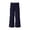 207Navy544, variant on CAIVO Girls Foldable Waist Pleated Yoga Pants Solid Color Wide Leg Loose Casual Trousers For Everyday Comfort Slacks Summer Fashion Bottoms for Child Lightweight Breathable