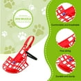 thumbnail image 3 of GASTROPOD Dog Muzzle,Plastic Bite-Resistant Muzzle for Medium Sized Dog,Adjustable Buckle Hard Muzzle for Small Dog,Red,S, 3 of 7