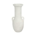 thumbnail image 5 of Terracotta Pottery Vase - Amphora Style Decorative Flower Vase for Home, Office & Living Room - Handcrafted Rustic Design - 19" White, 5 of 10