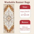 thumbnail image 6 of Hallway Runner Rug 2'x6' Washable Area Rugs Non Slip Laundry Rug Runner Floor Carpet Runners for Hallways Entryway Laundry Room Kitchen, 6 of 11