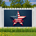 thumbnail image 6 of American Flag Patriotic Decor Labor Day Star Shape Banner Decorative Design for Holiday Celebration Event Display, 6 of 7
