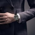 thumbnail image 3 of Reloj de Pulsera Para Hombre, Original A Estrenar Correa Metalica Hombre, Moderno, Casual, Deportivo Reloj de Pulsera,Reloj Digital Multifuncional para Hombres, Deportes, Correr A,Alloy, 3 of 5