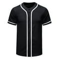 thumbnail image 2 of Men's Fashion Casual Shirt Baseball Sweatshirt Short Sleeve Shirt Jacket Tall Man Shirts for Men Shirt for Men Men T Shirts Graphic Tees Men's Shirts Mens T Shirt Tall Small T Shirts for Men Anime T, 2 of 9