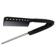 thumbnail image 1 of BRIGHTFUFU 1Ud Cepillo Alisador V Shape En Negro Para Estilismo Y Corte, 1 of 8