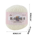 thumbnail image 4 of Msgweeeg Knitting Yarn Soft Yarn Lace Thread DIY Woven Mercerized Baby Fine Thread Crochet Yarn for Blanketsand Clothing, 4 of 6