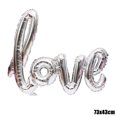 thumbnail image 1 of Globo de aluminio con forma de corazón para pared, globos con letras de amor para bodas, fiestas, feliz día de San Valentín, suministros de decoración del hogar, 1 of 6