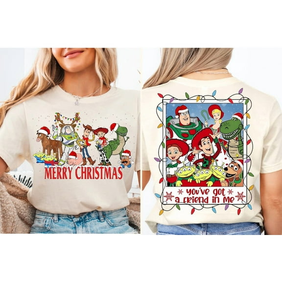 Disney Toy Story Merry Christmas Shirt, You' ve Got a Friend in Me Christmas Shirt, Disney Christmas Shirt