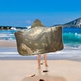 thumbnail image 2 of Yayeee Kids Hooded Towels Toddler Soft Absorbent Beach Bathing Wrap 50" x 23.5", Snow Mountains, 2 of 5