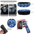 thumbnail image 6 of HUISEFOR Sea Turtle Car Seat Cover Full Set Suitable for Most Cars SUV Steering Wheel Cover Seat Belt Cover Garbage Can Air Vent Storage Bag Rear View Mirror Cover Car Coasters, 6 of 7