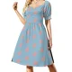thumbnail image 3 of Vestido sin mangas con fondo de pantalla de Full House, ropa femenina, vestido de verano, vestidos de noche para mujer, vestido de verano, 3 of 7