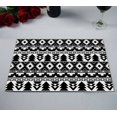 thumbnail image 2 of EREHome Set de 2 Sets de Table boho hippy Noir et Blanc 12x18 Pouces, 2 of 2