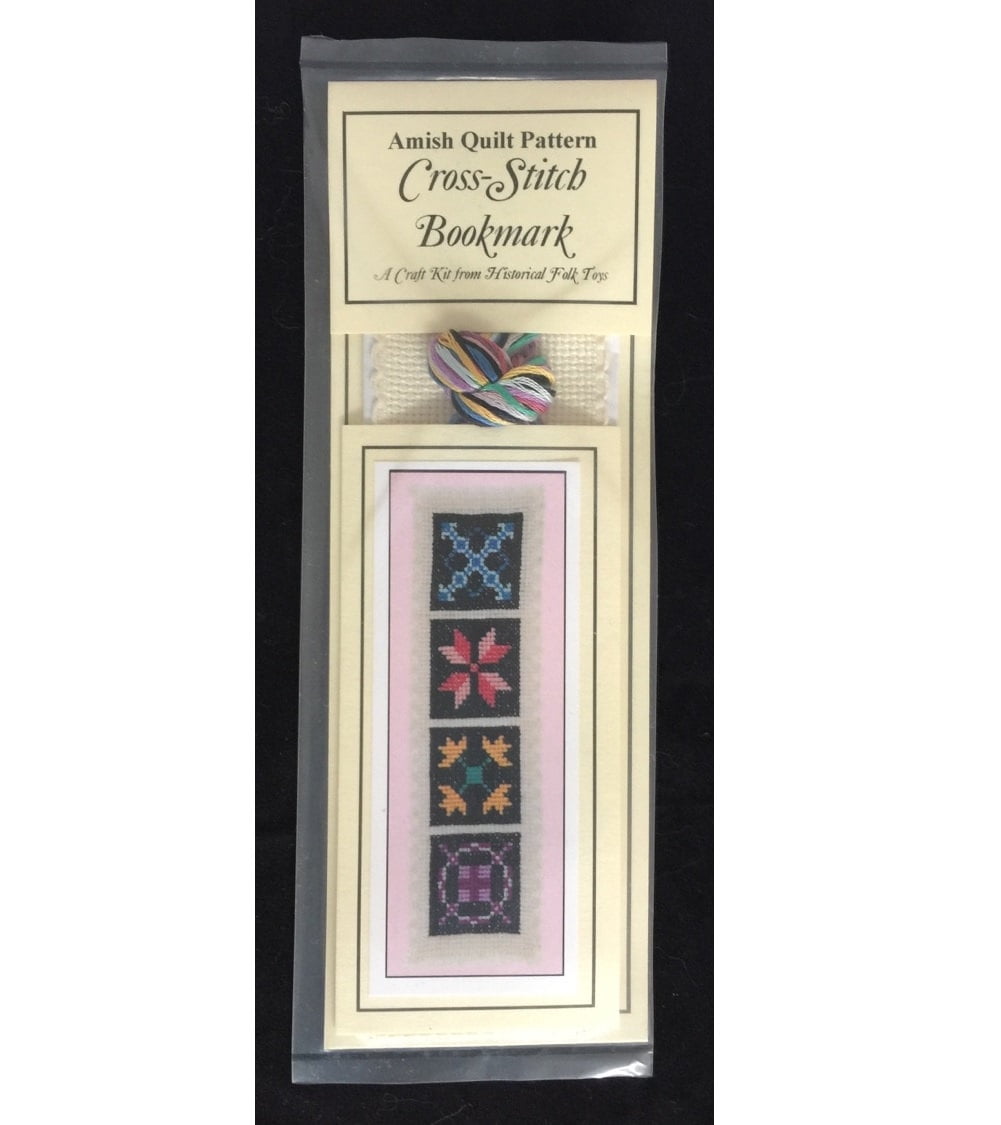 Cross Stitch Bookmark Amish Quilt Pattern Hft4203 Walmart Com Walmart Com