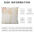 thumbnail image 6 of Acheng Throw Pillow Covers - Decorative Couch Throw Pillow Cases for Girls and Woman, White Covers with Rose Gold Foil Lettering and Print Design Cushion Covers for Modern Home Décor 2pcs White, 6 of 6