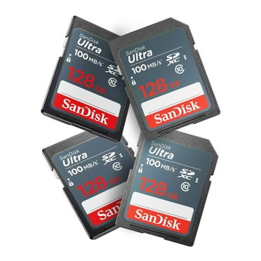 SanDisk Ultra 128GB SDXC UHS-I Memory Card (4-pack)