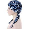 thumbnail image 3 of Qhome Womens Rhinestone Head Scarf Head Wrap Chemo Cap Spandex Bandana Du Rag, 3 of 7