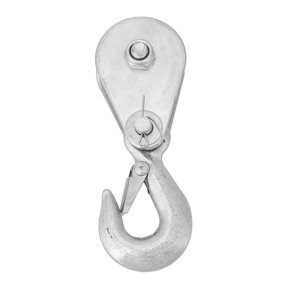 1Pcs High Strength Steel Single Wheel Lifting Rope Pulley Block(0.5 tons)