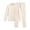 Beige, variant on HCYSFG Boys Solid Color Thermal Underwear Sets 2 Piece Long Sleeve Mock Neck Base Layer Sets Thermal Top And Leggings Long Johns