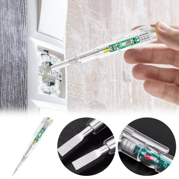 asddcavvf 2 In 1 High Torque Strong Screwdriver Electricity Voltage Tester Screwdriver Set Multifunctional Screwdriver & Tester Pen 2 In 1 With for AC/Cir Fantik
