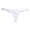 White, variant on Gaukiv Womens Ice Silk Thongs Low Rise Bikini Panties Seamless Cheeky Underwear Breathable Comfort Black L