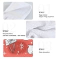 thumbnail image 5 of WOBOGO Christmas Element Hand Towel Set of 2 Absorbent for Kitchen and Bathroom With Velcro Hanging Loop 18.2×14in, 5 of 7