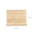 thumbnail image 2 of 1 Set Blank Bamboo Plate with Base Payment Standing Custom Payment Board, 2 of 8