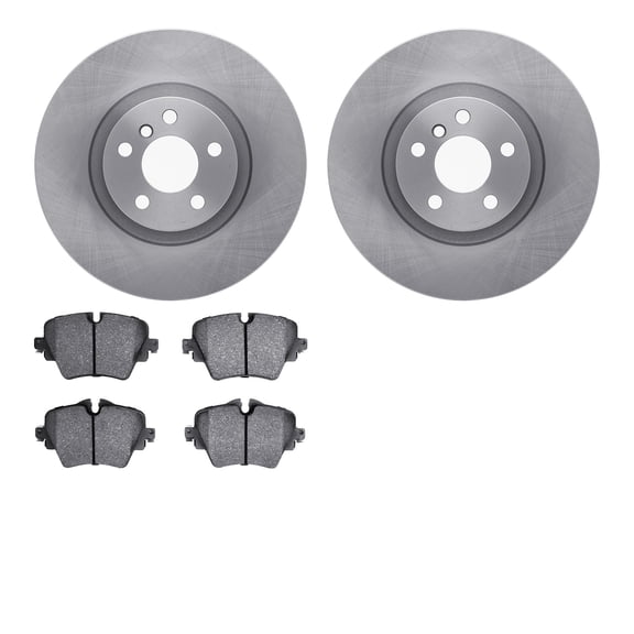 Dynamic Friction Company Front Brake Rotors with 5000 Advanced Brake Pads 6502-31716