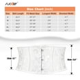 thumbnail image 3 of SUOSDEY Women Lace Up Corset Belt White Waist Cincher For Dress, 3 of 3