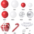 thumbnail image 3 of Jinsinto Kit Arche de Ballons de Noël Kit Guirlande de Ballons Rouges et Blancs avec Boîte Cadeau Ballons Joyeux Noël Ballons en Aluminium, 3 of 5
