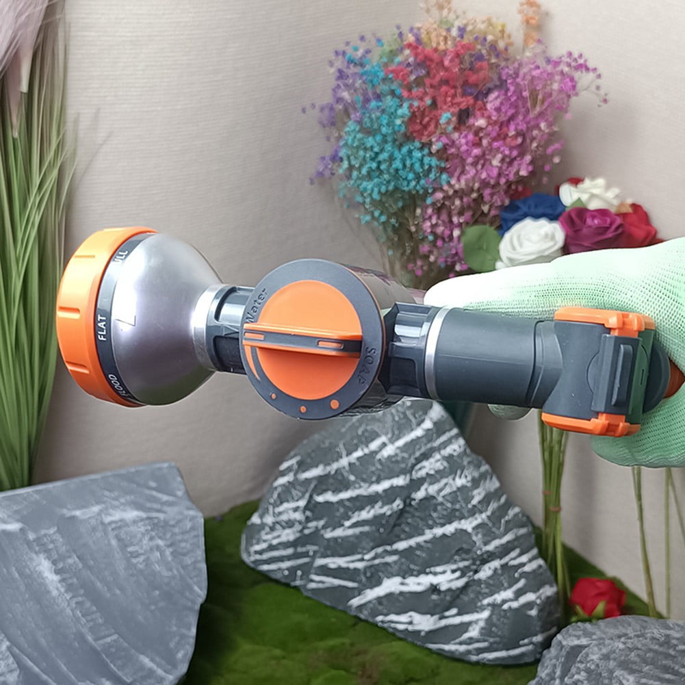 8 Function Foam Lance High Pressure Nozzle Garden Car Water Washer Sprayer Tool