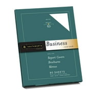 Southworth Linen Cardstock, 8.5"x11", White, 80 Count
