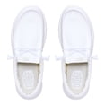 thumbnail image 4 of HEYDUDE Men Wally Stretch Canvas Slip-On Moccasins White/White, 11, 4 of 7