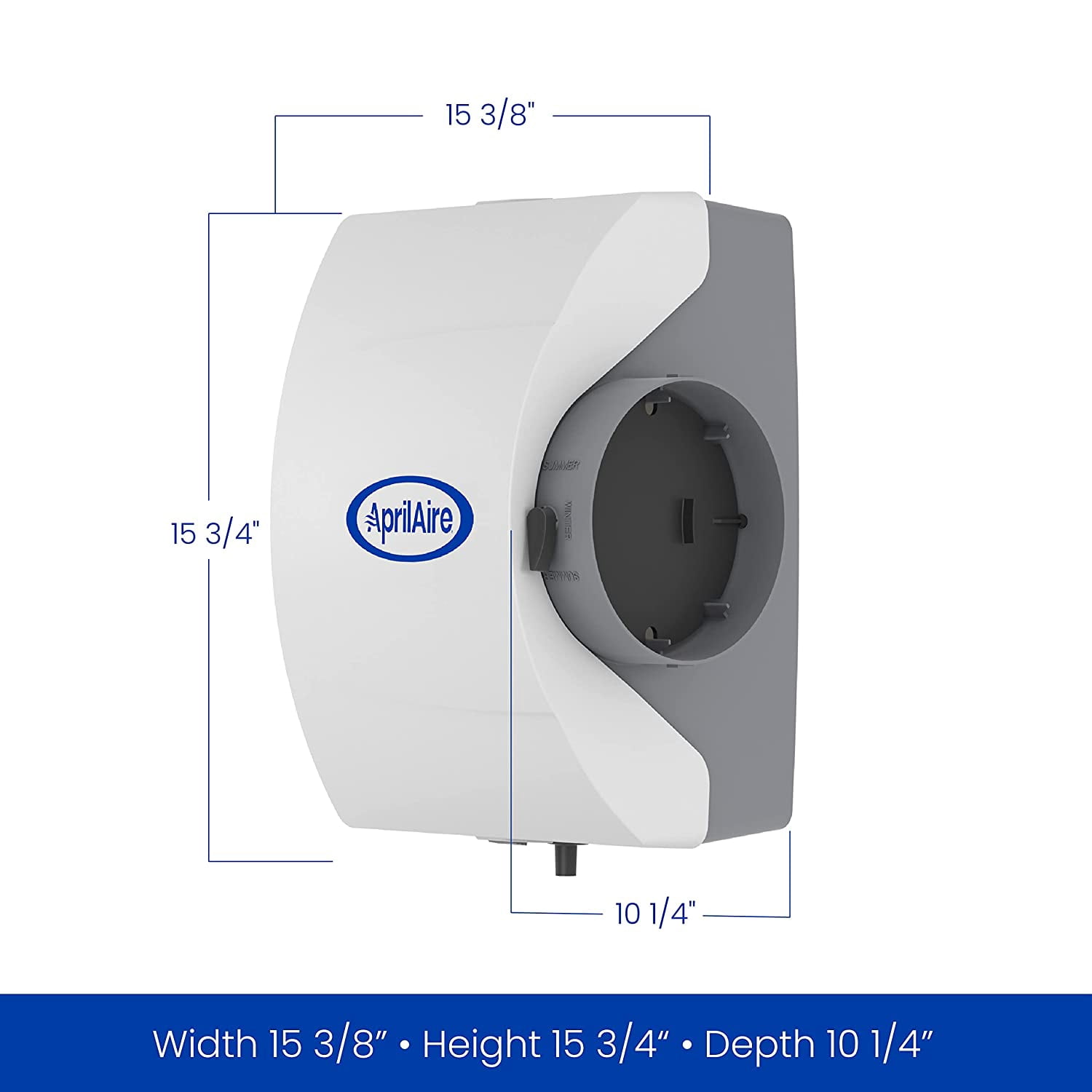 aprilaire model 600 automatic whole house large capacity furnace humidifier for up to 4,000 square feet