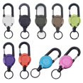 thumbnail image 5 of Retractable Key Holder Clip with Easy Pull Buckle Compact Design for Keys ID Badges Multi Color Options 2 Pack, 5 of 10