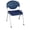 Navy - Armless 1 Pack, variant on Romig Rico Navy Stack Chair with Arms – Comfortable Ergonomic Classroom, Office & Training Room Seating with Durable Plastic Shell, Supportive Armrests & Space-Saving Stacking