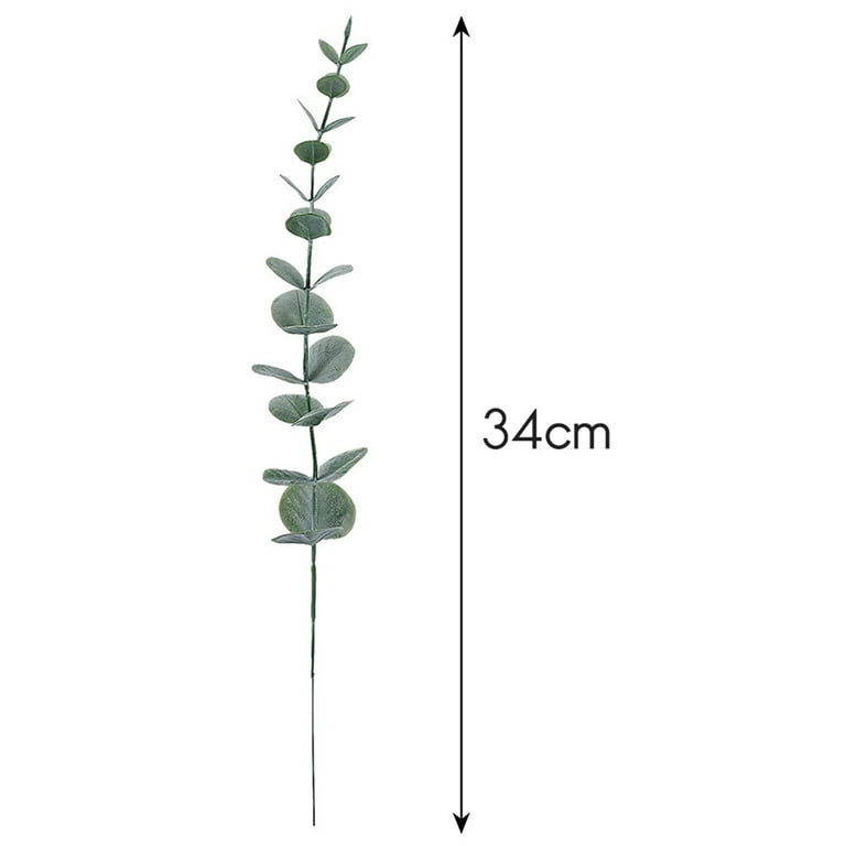 Green Grey Artificial Spiral Eucalyptus - 40