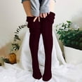 thumbnail image 5 of Riecok Boot Socks for Women Lightweight Cushioned Crew Pile up Socks Knee High Stretched Winter Warm Socks for Cold Weather, 5 of 5