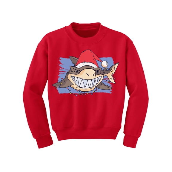 Awkward Styles Christmas Sweater for Boys Girls Kids Youth Xmas Shark Sweatshirt