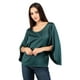 thumbnail image 1 of Blusa verde manga larga AMAD Casual para mujer Talla S, 1 of 5